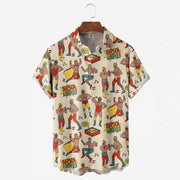 3d digital printing loose short sleeve shirt - MRSLM