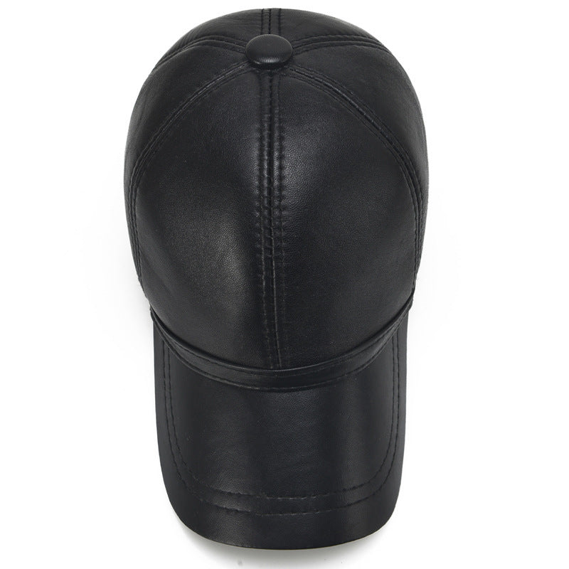 men's sheepskin baseball cap, view 5 - MRSLM