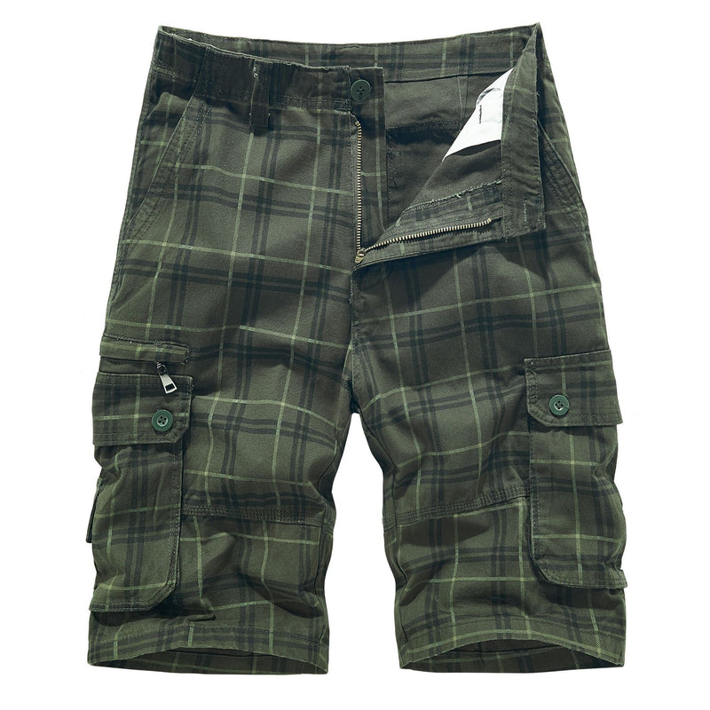 plaid workwear shorts, view 10 - MRSLM