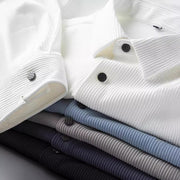thin slim fit business casual shirt, view 3 - MRSLM