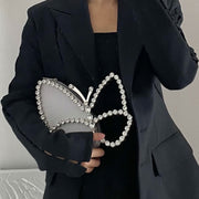 butterfly diamond evening clutch bag - MRSLM