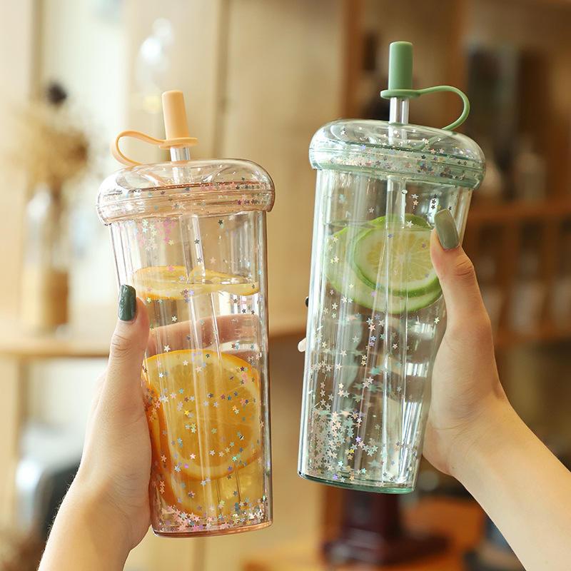 kawaii bubble tea water bottle - MRSLM
