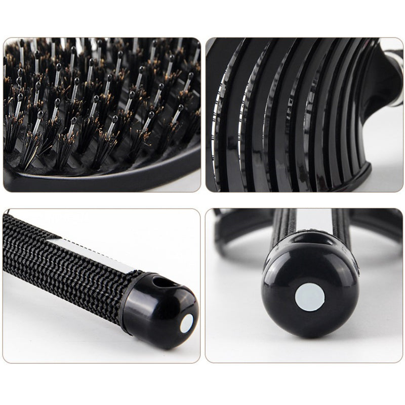 curved bristle massage comb, view 12 - MRSLM