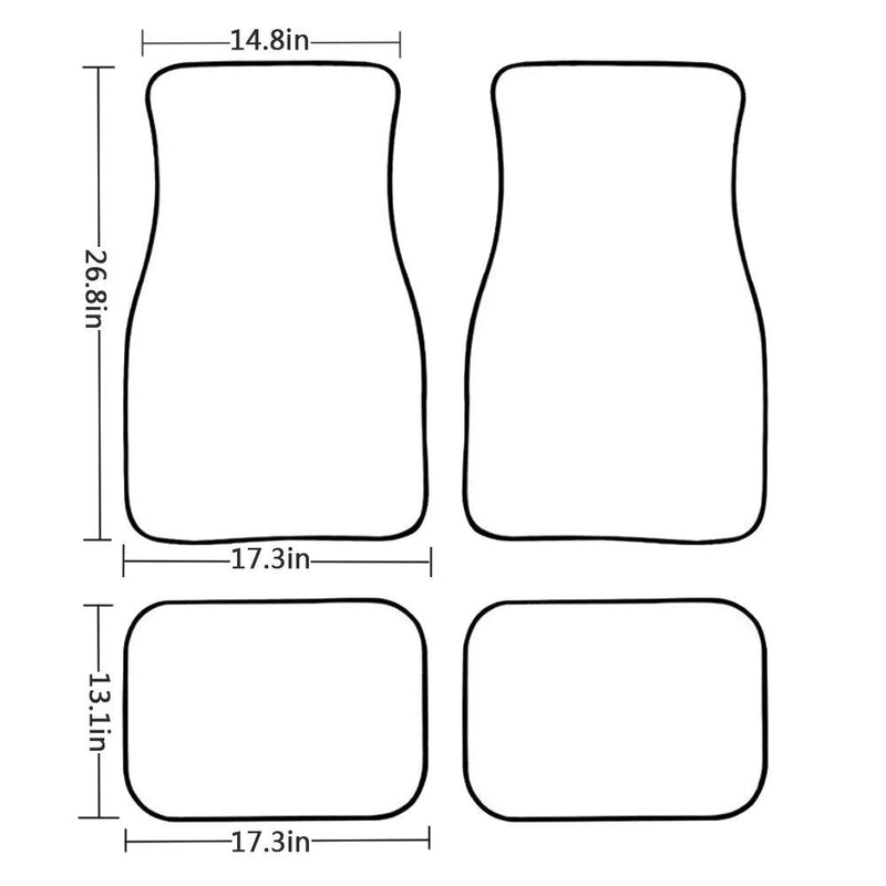 Boston Terrier 3D car floor mats, view 13 - MRSLM