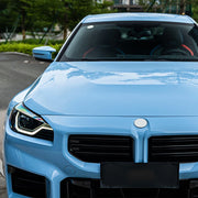 ultra glossy light blue car wrap vinyl, view 5 - MRSLM