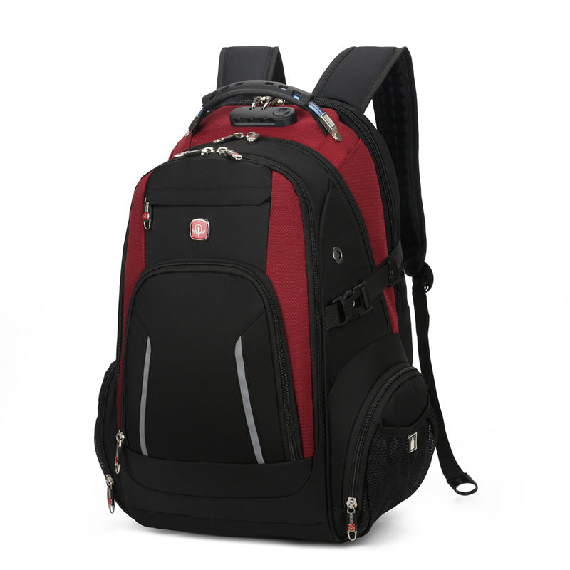 multifunctional waterproof oxford cloth backpack, view 3 - MRSLM
