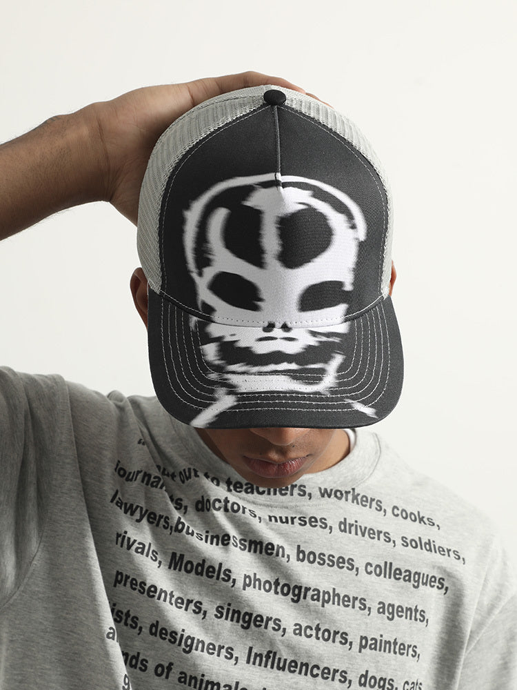mesh panel baseball cap, view 3 - MRSLM