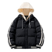 men's fake two-piece winter jacket, view 2 - MRSLM