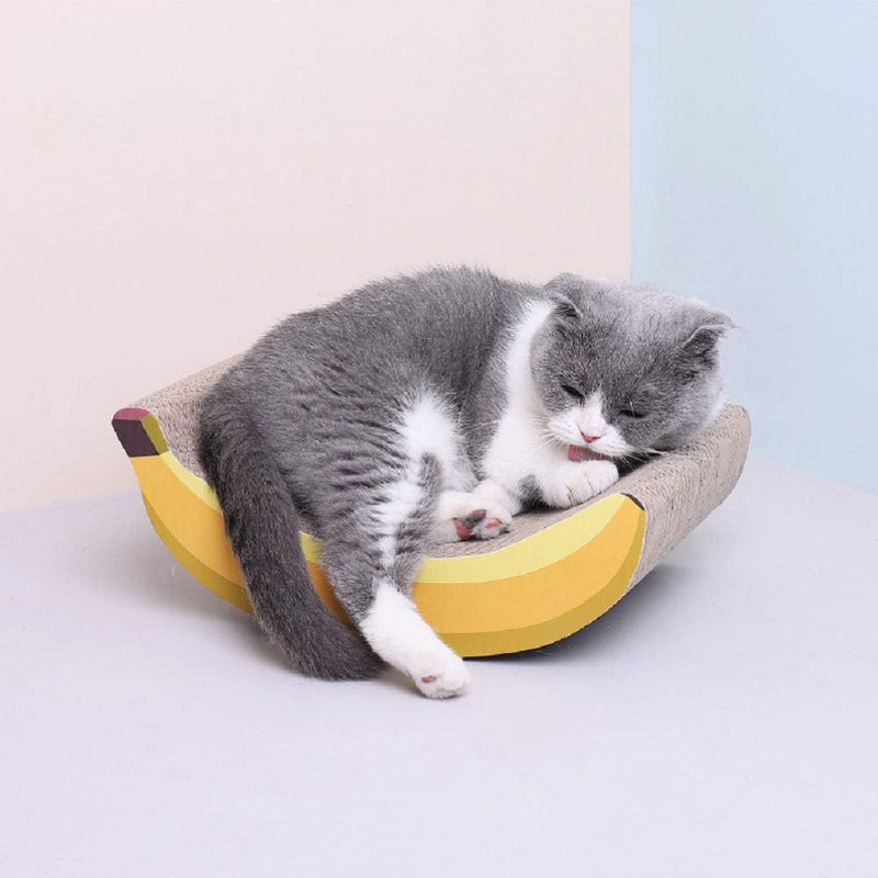 banana cat scratching board, view 5 - MRSLM