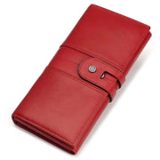 genuine leather long wallet with rfid, view 2 - MRSLM