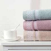 soft jacquard bathroom beach towel, view 6 - MRSLM