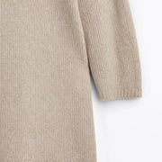 flowy knot design dress, view 7 - MRSLM