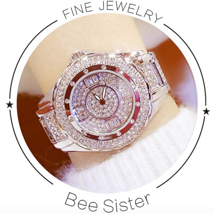 women's casual quartz watch alloy bracelet, view 2 - MRSLM