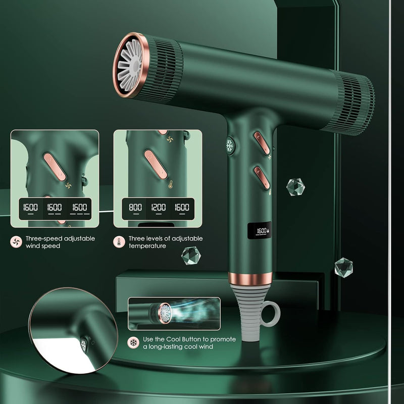 high-speed professional hair dryer, view 5 - MRSLM
