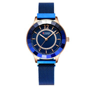 ladies magnet buckle mesh watch, view 2 - MRSLM