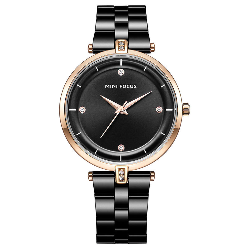 simple ladies quartz watch, view 3 - MRSLM
