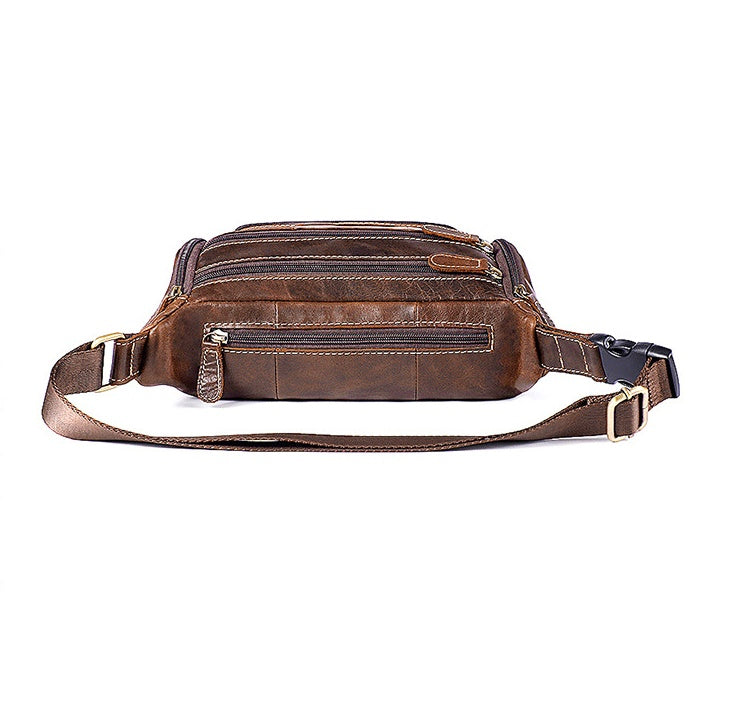 men's leather waist bag, view 2 - MRSLM