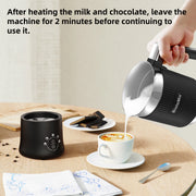 detachable 5-in-1 milk frother and steamer, view 7 - MRSLM