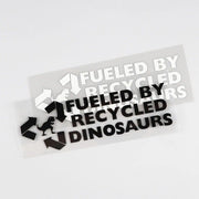 Recycled dinosaurs vinyl car decal, view 11 - MRSLM