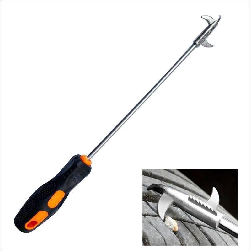 stainless steel car tire cleaning hook, view 5 - MRSLM