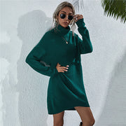 Women's loose turtleneck sweater, view 5 - MRSLM