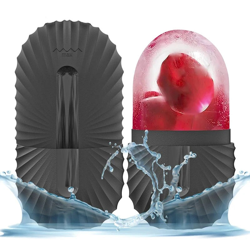 reusable silicone ice facial roller, view 8 - MRSLM