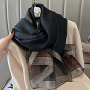 Long acrylic scarf for women, view 3 - MRSLM