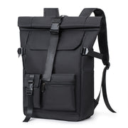 large capacity travel nylon backpack, view 4 - MRSLM