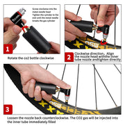 CO2 mini bike pump, view 4 - MRSLM