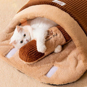 corduroy pet nest, view 9 - MRSLM