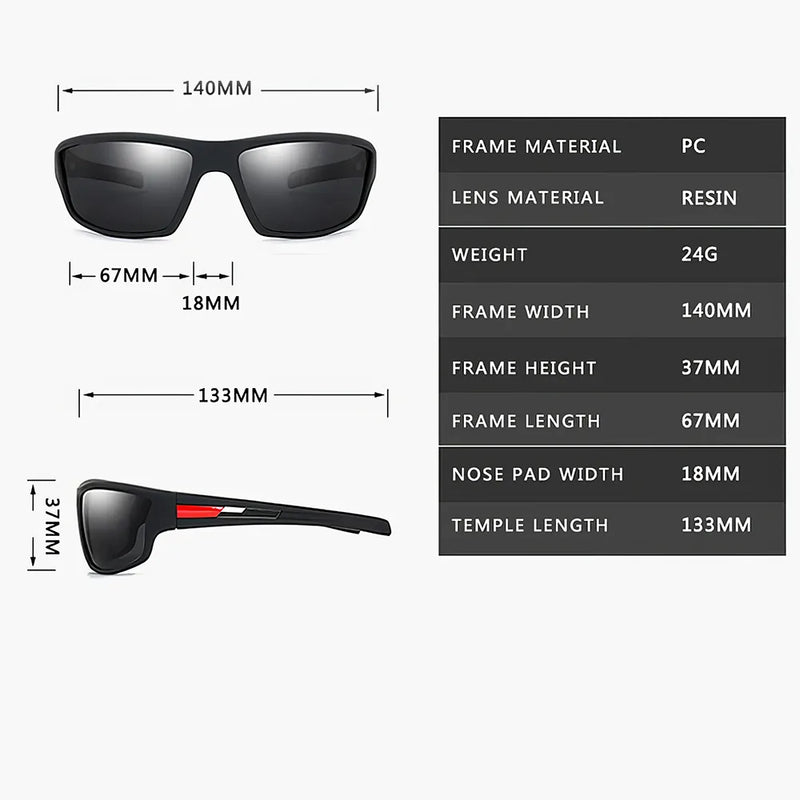 polarized driving sunglasses for men, view 14 - MRSLM
