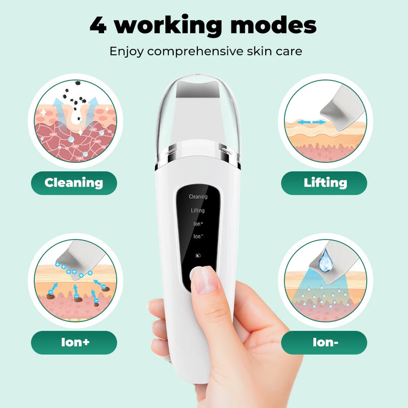 ultrasonic skin scrubber, view 6 - MRSLM