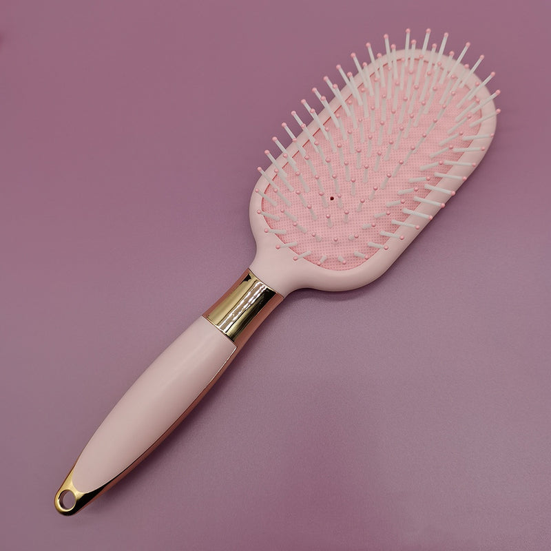 beauty hair brush with nylon pins, view 5 - MRSLM