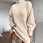 Women's oversized turtleneck sweater dress, view 5 - MRSLM