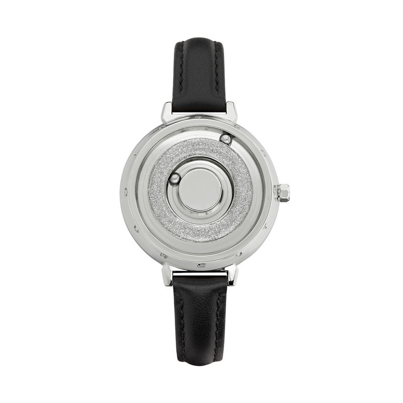 magnetic belt women's quartz watch, view 3 - MRSLM