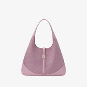 triangle denim shoulder tote, view 2 - MRSLM