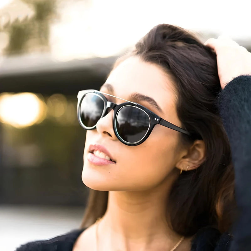 Polarized round sunglasses, view 5 - MRSLM