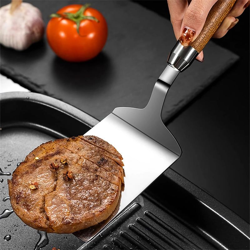 stainless steel cooking spatula, view 8 - MRSLM
