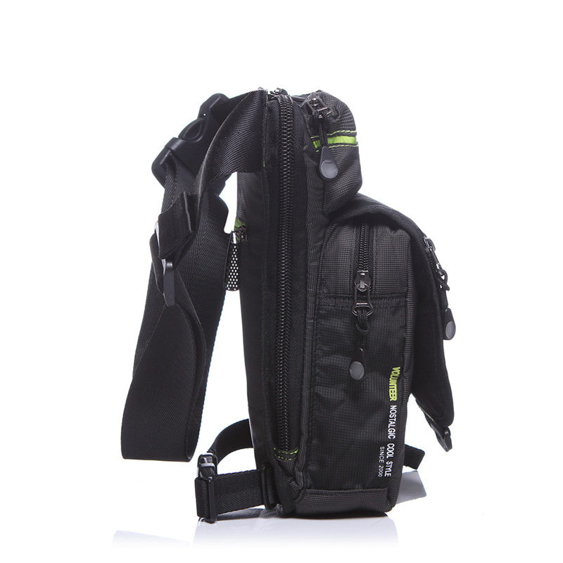 tactical nylon leg bag, view 2 - MRSLM
