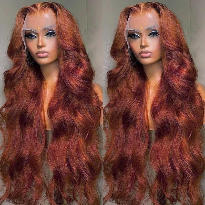 long curly front lace wig, view 5 - MRSLM