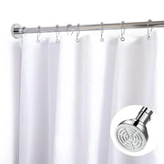 adjustable stainless steel tension shower curtain rod, view 6 - MRSLM