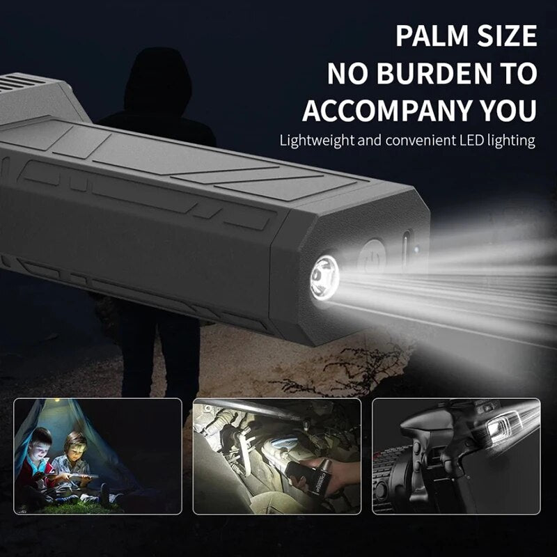handheld turbo fan with led light, view 5 - MRSLM