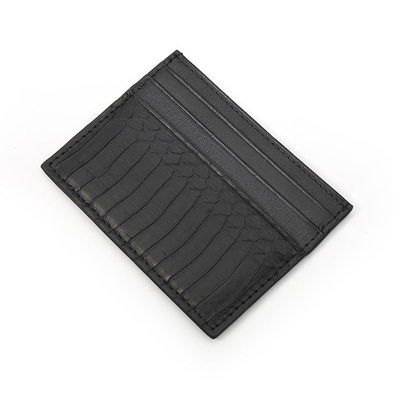 genuine leather card holder wallet, view 6 - MRSLM