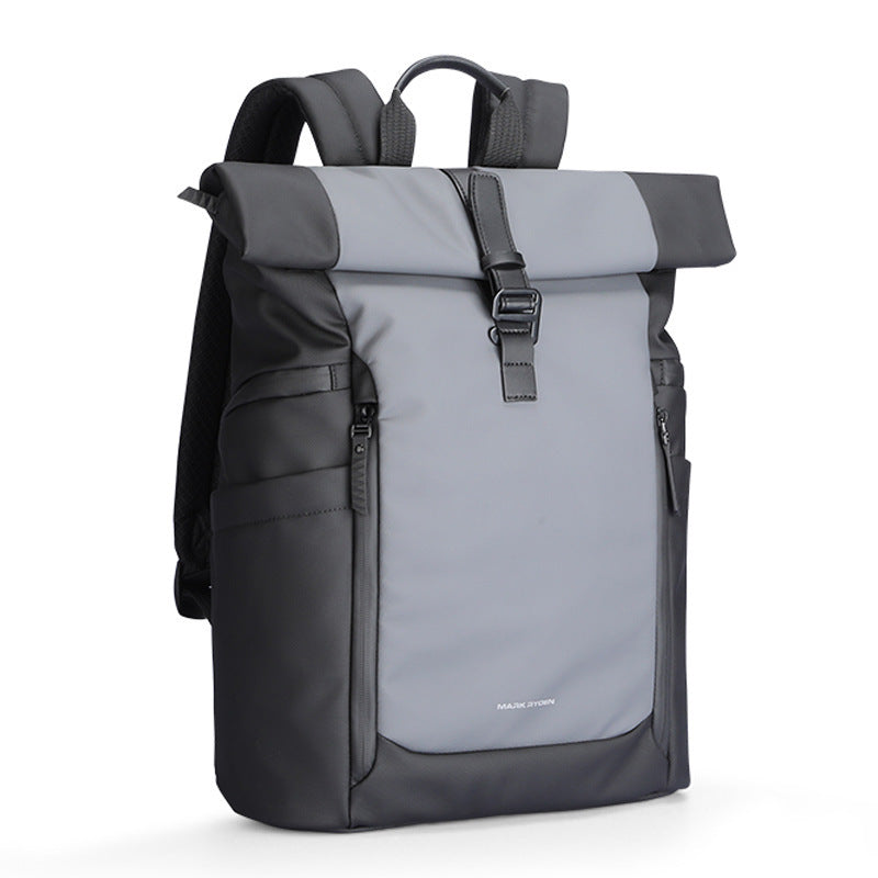 Oxford cloth commute backpack, view 6 - MRSLM