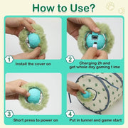 Interactive electric cat ball toy, view 4 - MRSLM