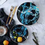 Marble ceramic dinner plates, view 8 - MRSLM