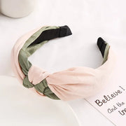 elegant cross bow elastic headband, view 3 - MRSLM