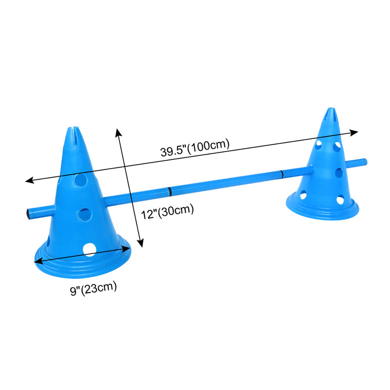 3-piece dog hurdle training set, view 6 - MRSLM
