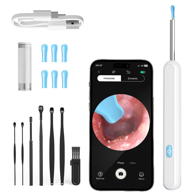 hd visual ear cleaner with camera, view 2 - MRSLM