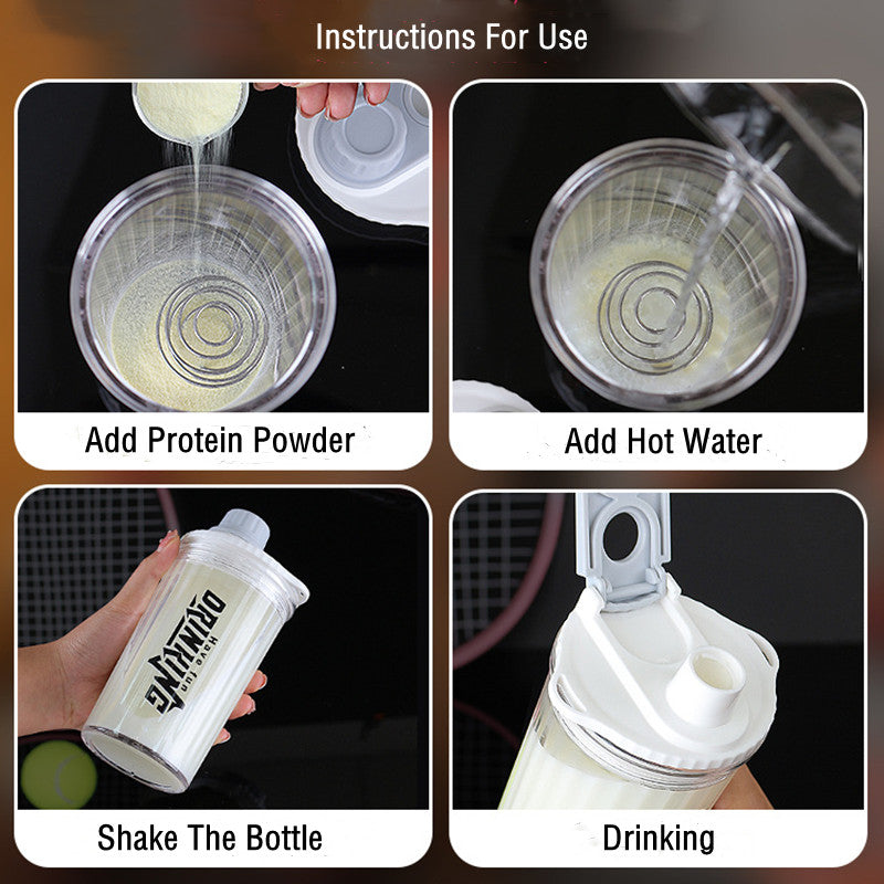 bpa-free leak-proof protein shaker bottle, view 8 - MRSLM